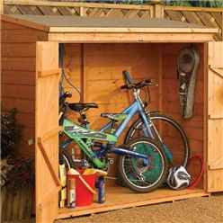 6ft X 3ft (1825mm X 825mm) Deluxe Rowlinson Tongue & Groove Wallstore Bike / Shed