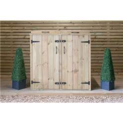 Wheelie Bin & Recycling Box Chest Store - 1 X Wheelie Bin + 2 X Recycling Boxes