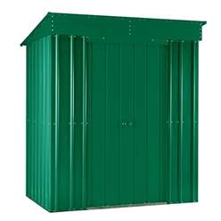 6ft X 4ft Premier Easyfix - Pent - Metal Shed - Heritage Green (1.80m X 1.24m)