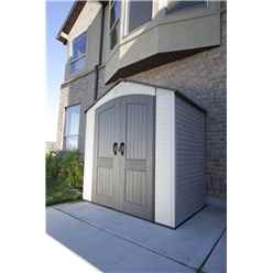 7ft X 4.5ft Life Plus Plastic Apex Shed With Plastic Floor (2.15m X 1.42m)