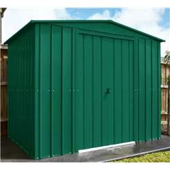 8ft X 6ft Premier Easyfix – Apex – Metal Shed - Heritage Green (2.45m X 1.85m)