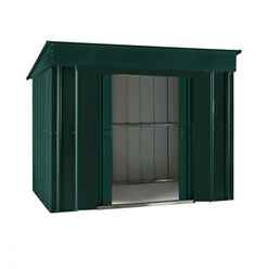 6ft X 4ft Premier Easyfix - Low Pent - Metal Shed - Heritage Green (1.80m X 1.24m)