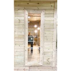 5m X 4m (16ft X 13ft) Insulated 64mm Pressure Treated Garden Office + Free Installation
