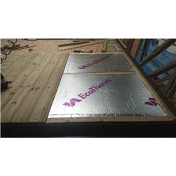 4m X 3m (13ft X 10ft) Insulated 64mm Pressure Treated Garden Office + Free Installation