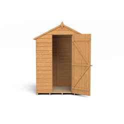 Installed 3ft X 5ft (0.9m X 1.6m) Windowless Overlap Apex Shed With Single Door - Modular - Installation Included - *door Is On The 5ft Side
