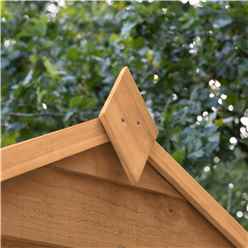 Installed 3ft X 5ft (0.9m X 1.6m) Windowless Overlap Apex Shed With Single Door - Modular - Installation Included - *door Is On The 5ft Side