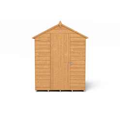 Installed 5ft X 3ft (1.6m X 1m) Windowless Overlap Apex Shed With Single Door - Modular - Installation Included - Core - * Door Is On The 3ft Side
