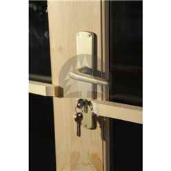 5m X 4m Premier Zermatt Log Cabin - Double Glazing - 34mm Wall Thickness