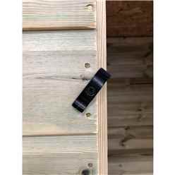 5ft X 4ft Pressure Treated Tongue & Groove Pent Shed With 1 Window + Single Door + Safety Toughened Glass