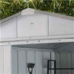 7ft 5 X 8ft 9 Apex Metal Shed With Free Anchor Kit (2.26m X 2.67m)