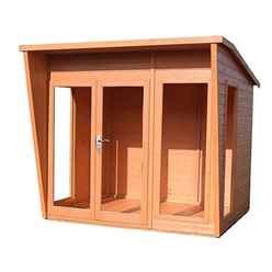 8ft X 6ft (2.99m X 1.79m) - Premier Wooden Summerhouse - 12mm T&g Walls & Floor