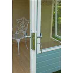 10ft X 6ft (2.99m X 1.79m) - Premier Pent Wooden Summerhouse - 4 Windows - Double Doors - 12mm T&g Walls & Floor