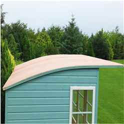 10ft X 6ft (2.99m X 1.79m) - Premier Pent Wooden Summerhouse - 4 Windows - Double Doors - 12mm T&g Walls & Floor
