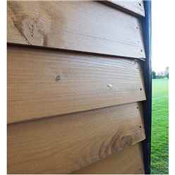 12ft X 7ft (3.59m X 2.23m) - Premier Reverse Wooden Studio - 2 Windows - Double Doors - 20mm Walls