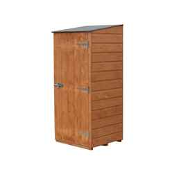 2ft X 2ft  (0.63m X 0.59m) - Tongue & Groove - Pent Garden Store - Windowless - Single Door - 11mm Solid Osb Floor