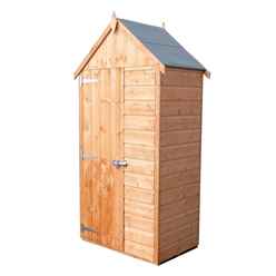 3ft X 2ft  (0.87m X 0.56m) - Handy Tongue & Groove Apex Store - Windowless - Single Door - 11mm Solid Osb Floor
