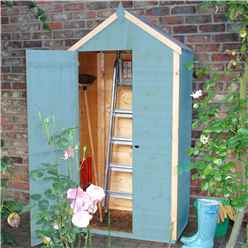 3ft X 2ft  (0.87m X 0.56m) - Handy Tongue & Groove Apex Store - Windowless - Single Door - 11mm Solid Osb Floor