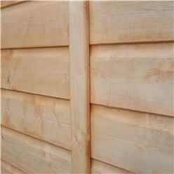 10ft X 10ft  (2.99m X 2.99m) - Tongue And Groove - Corner Wooden Garden Shed / Workshop - 2 Windows - Double Doors - 12mm Tongue And Groove Floor