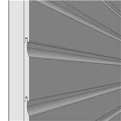 10ft X 10ft  (2.99m X 2.99m) - Tongue And Groove - Corner Wooden Garden Shed / Workshop - 2 Windows - Double Doors - 12mm Tongue And Groove Floor
