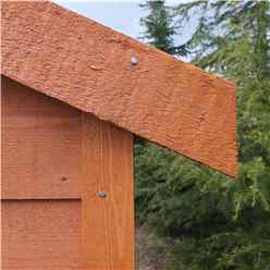 4ft X 6ft  (1.12m X 1.76m) -  Dip Treated Overlap - Apex Garden Shed - Windowless - Double Doors