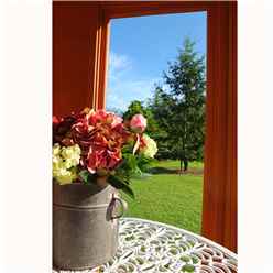 10ft X 10ft (2.99m X 3.06m)  - Premier Wooden Summerhouse - Double Doors - 12mm T&g Walls & Floor