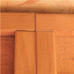 6ft X 6ft (1.76m X 1.83m) - Value Overlap Summerhouse - Double Doors - 11mm Osb Floor & Roof