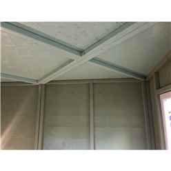 7ft X 7ft (2.69m X 2.05m) - Premier Corner Wooden Summerhouse - Double Doors - Side Windows - 12mm T&g Walls & Floor