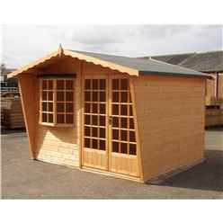 10ft X 6ft (3m X 1.79m) - Premier Wooden Summerhouse - 12mm T&g Walls - Floor - Roof