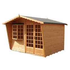 10ft X 6ft (3m X 1.79m) - Premier Wooden Summerhouse - 12mm T&g Walls - Floor - Roof
