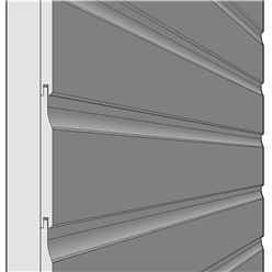 8ft X 6ft (2.38m X 1.78m) - Tongue And Groove - Apex Garden Shed / Workshop - 1 Window - Double Doors