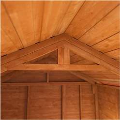 8ft X 6ft Tongue And Groove Shed (12mm Tongue And Groove Floor And Apex Roof)