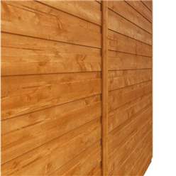 12ft X 4ft Windowless Tongue And Groove Pent Shed (12mm Tongue And Groove Floor And Roof)