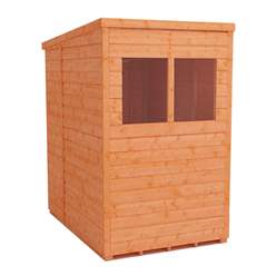 4ft X 6ft Tongue And Groove Pent Shed (12mm Tongue And Groove Floor And Roof)