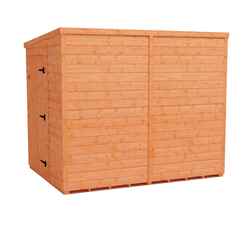 8ft X 6ft Windowless Tongue And Groove Pent Shed (12mm Tongue And Groove Floor And Roof)