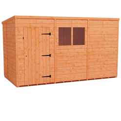 12ft X 6ft Tongue And Groove Pent Shed (12mm Tongue And Groove Floor And Roof)