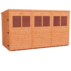 12ft X 6ft Tongue And Groove Pent Shed (12mm Tongue And Groove Floor And Roof)