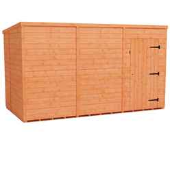 12ft X 6ft Windowless Tongue And Groove Pent Shed (12mm Tongue And Groove Floor And Roof)
