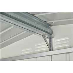10ft X 15ft Premier Easyfix – Apex – Metal Garage -Anthracite Grey (3.07m X 4.64m)