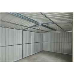 15ft X 10ft Premier Easyfix – Apex – Metal Workshop -Anthracite Grey (4.64m X 3.07m)