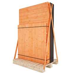 8ft X 6ft Windowless Tongue And Groove Pent Shed (12mm Tongue And Groove Floor And Roof)