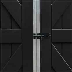10ft X 6ft (3.03m X 1.85m) Double Door Apex Plastic Shed With Skylight Roofing