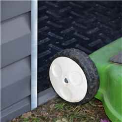 10ft X 6ft (3.03m X 1.85m) Double Door Apex Plastic Shed With Skylight Roofing