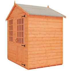5ft X 7ft Georgian Style Summerhouse (12mm Tongue And Groove Floor And Apex Roof)