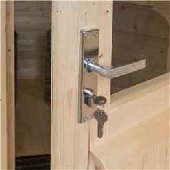 4.2m X 3.3m Home Office Apex Log Cabin - 28mm Wall Thickness (14ft X 11ft)
