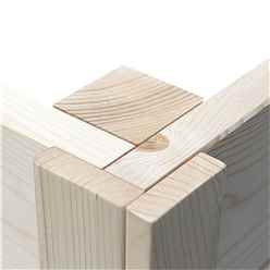 5.9mm X 3.1m Oasis Log Cabin And Entertainment Area - 28mm Wall Thickness  (19ft X 10ft)