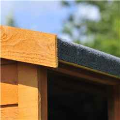 10ft X 6ft (2.99m X 1.79m) - Windowless Dip Treated Overlap - Apex Garden Shed - Double Doors