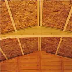 10ft X 10ft Windowless Dip Treated Overlap Apex Wooden Garden Shed With Double Doors