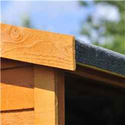 10ft X 10ft Windowless Dip Treated Overlap Apex Wooden Garden Shed With Double Doors