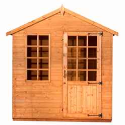 5ft X 7ft Georgian Style Summerhouse (12mm Tongue And Groove Floor And Apex Roof)