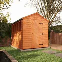 10ft X 8ft Tongue And Groove Apex Shed With 4 Windows And Single Door (12mm Tongue And Groove Floor And Roof)